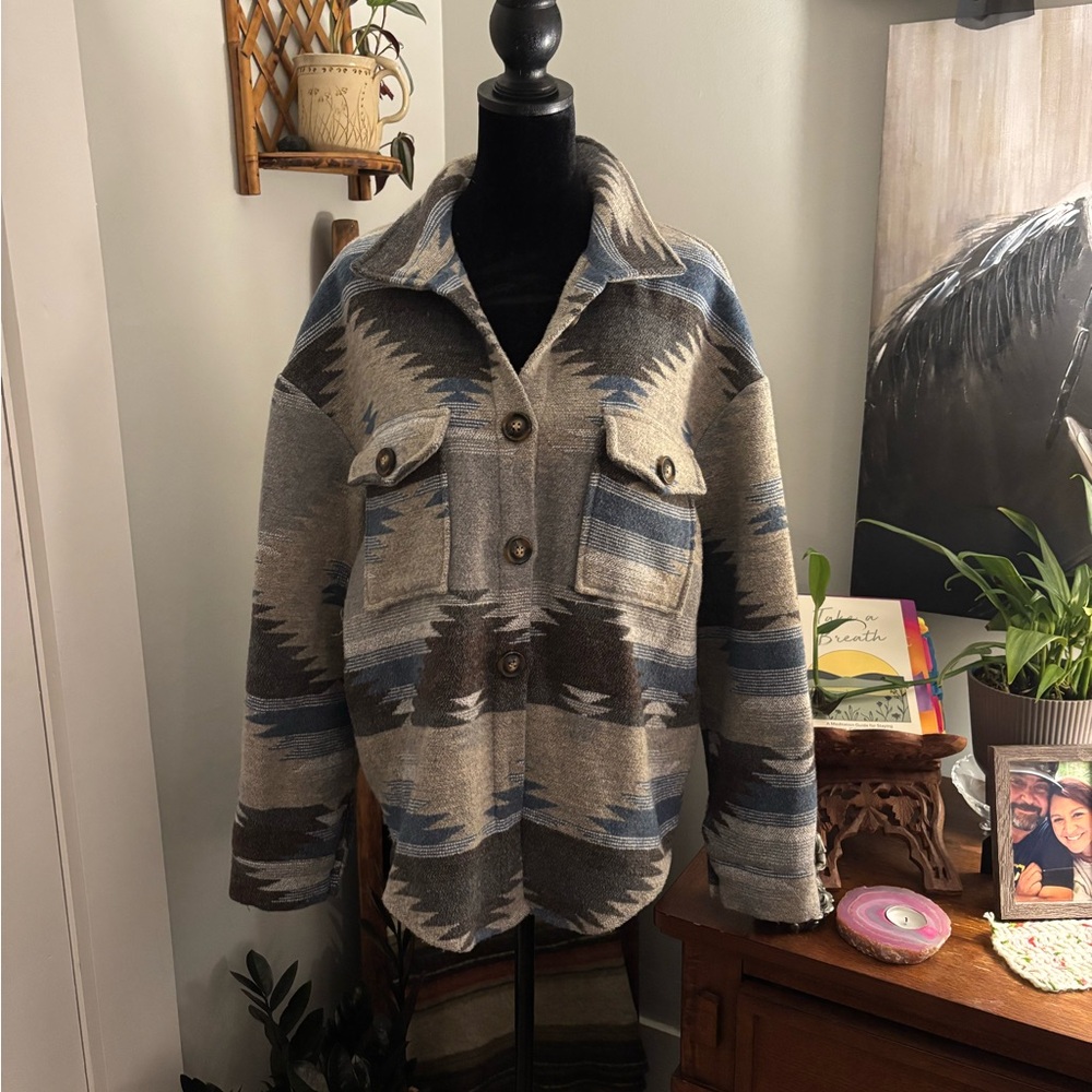 Aztec Print Jacket - image 1